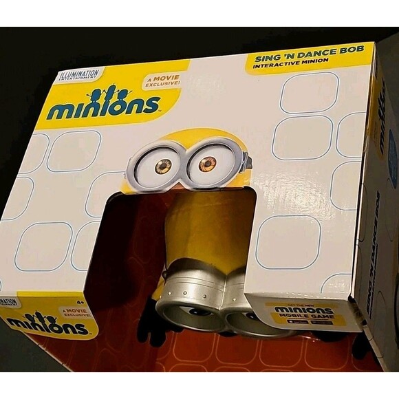 NEW Minions Movie Sing 'N Dance BOB Interactive Minion Thinkway Toys NIB - Picture 13 of 16